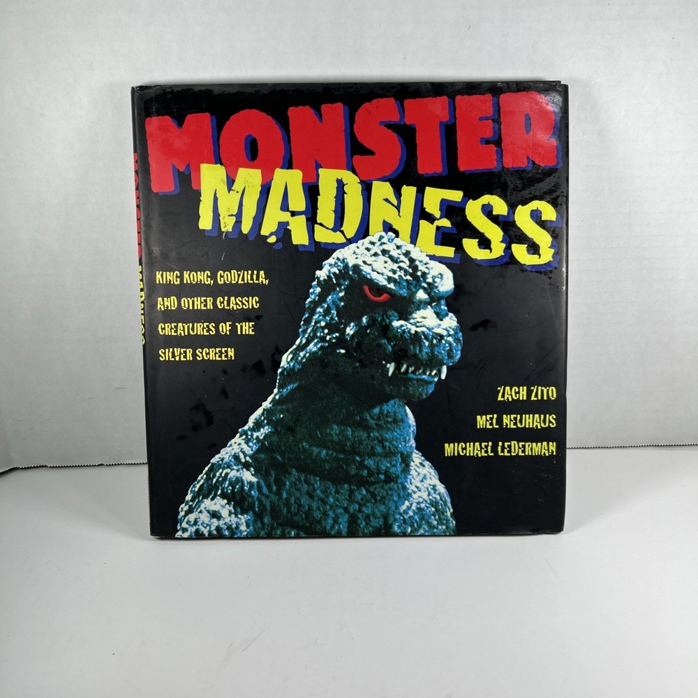 1998 Monster Madness Classic Godzilla‎ Hard Cover Book